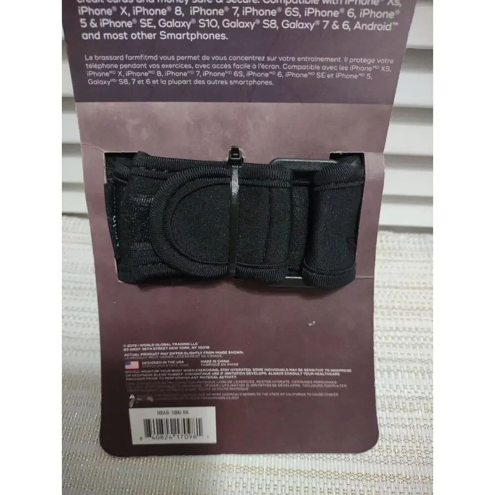 + re Spin by Halle Berry Fitness Collection: Exercise Armband Black extra pouch